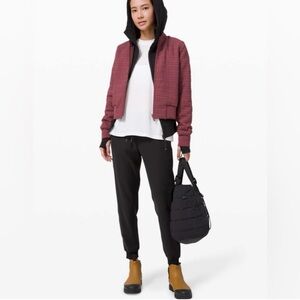 Lululemon Serene Travels Bomber Chianti Reversible Size 8